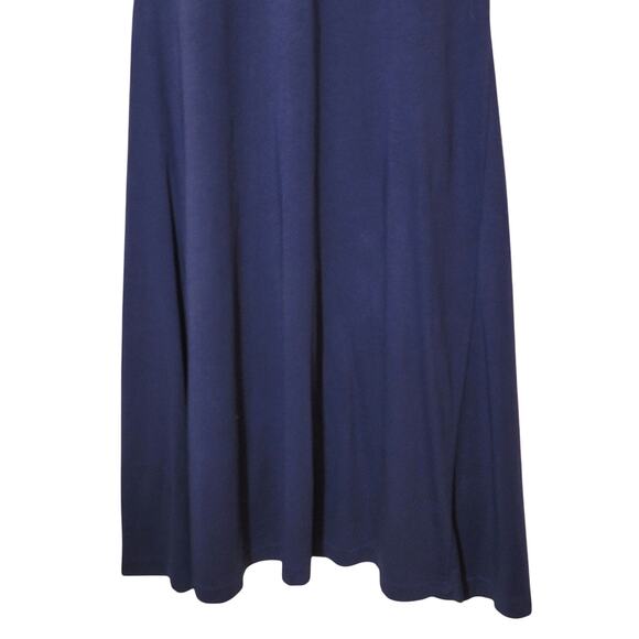 Ralph Lauren Waffle Knit Henley Dress Navy Blue A Line Short Sleeve Summer Small - Picture 6 of 16